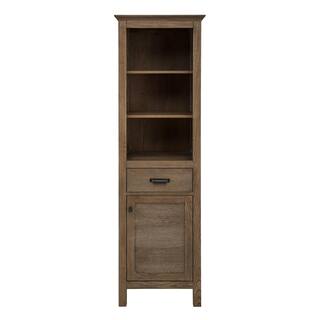 Home Decorators Collection Stanhope 20 in. W x 68 in. H Linen Cabinet in Reclaimed Oak SNOL2068