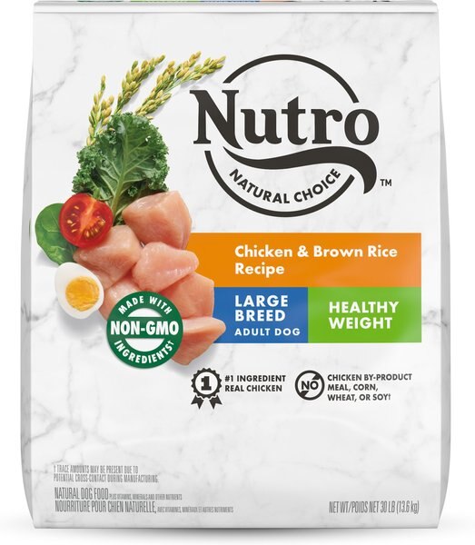 Nutro Natural Choice Healthy Weight Large Breed Adult Chicken and Brown Rice Recipe Dry Dog Food