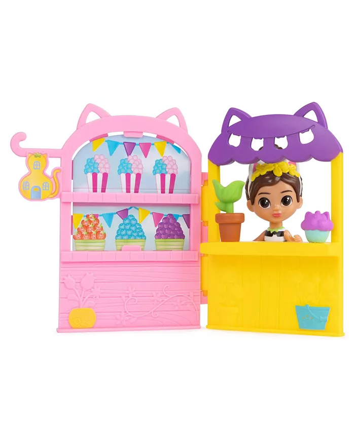 Gabby's Dollhouse KittyFairy Garden Party 18-Piece Playset with 3 Toy Figures Surprise Toys Dollhouse Accessories Kids Toys for Girls Boys 3 Plus