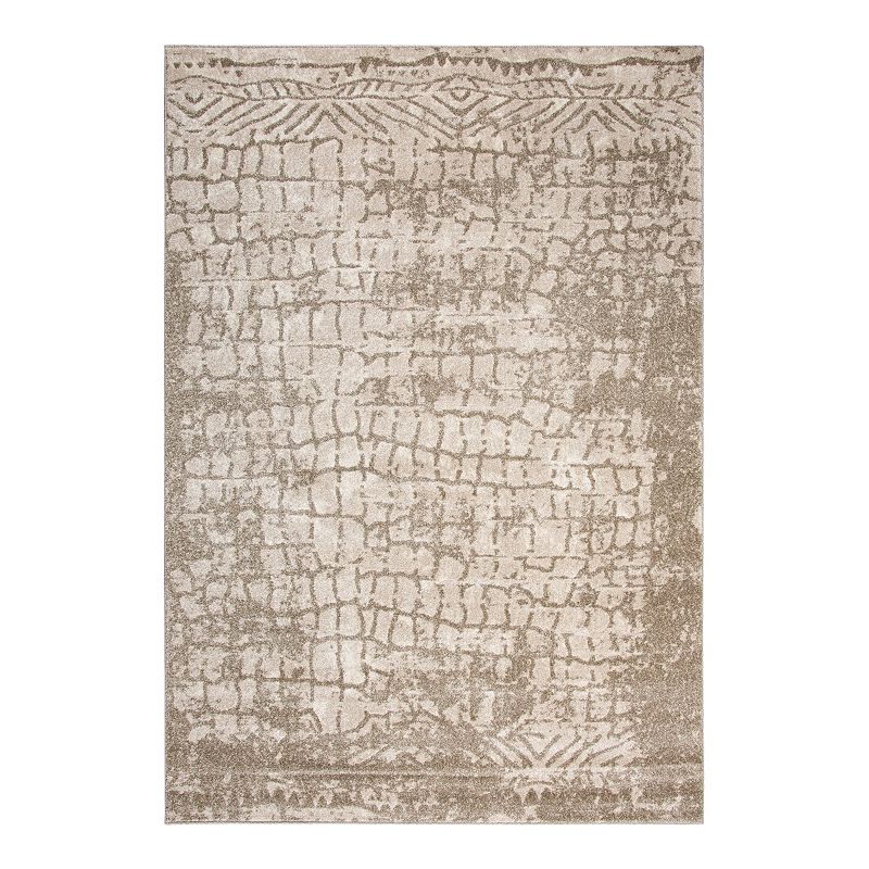 Rizzy Home Jennifer Valencia Beige Area Rug