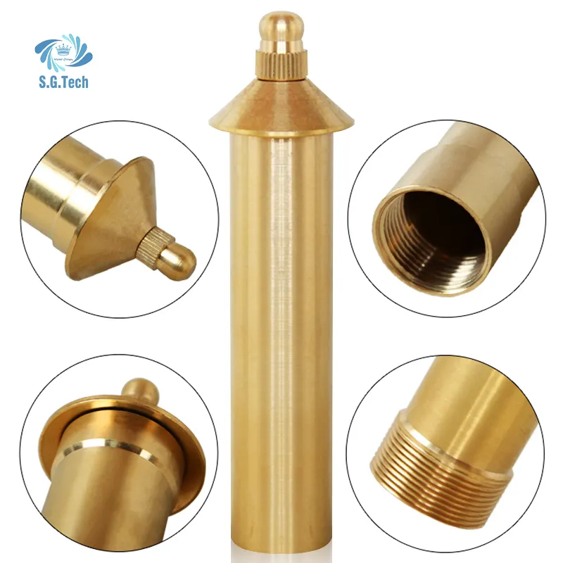 Manufacturer Supply Brass Water Umbrella Fountain Nozzle Dancing Musical Garden Fountain Nozzle Pool Fountain Nozzle