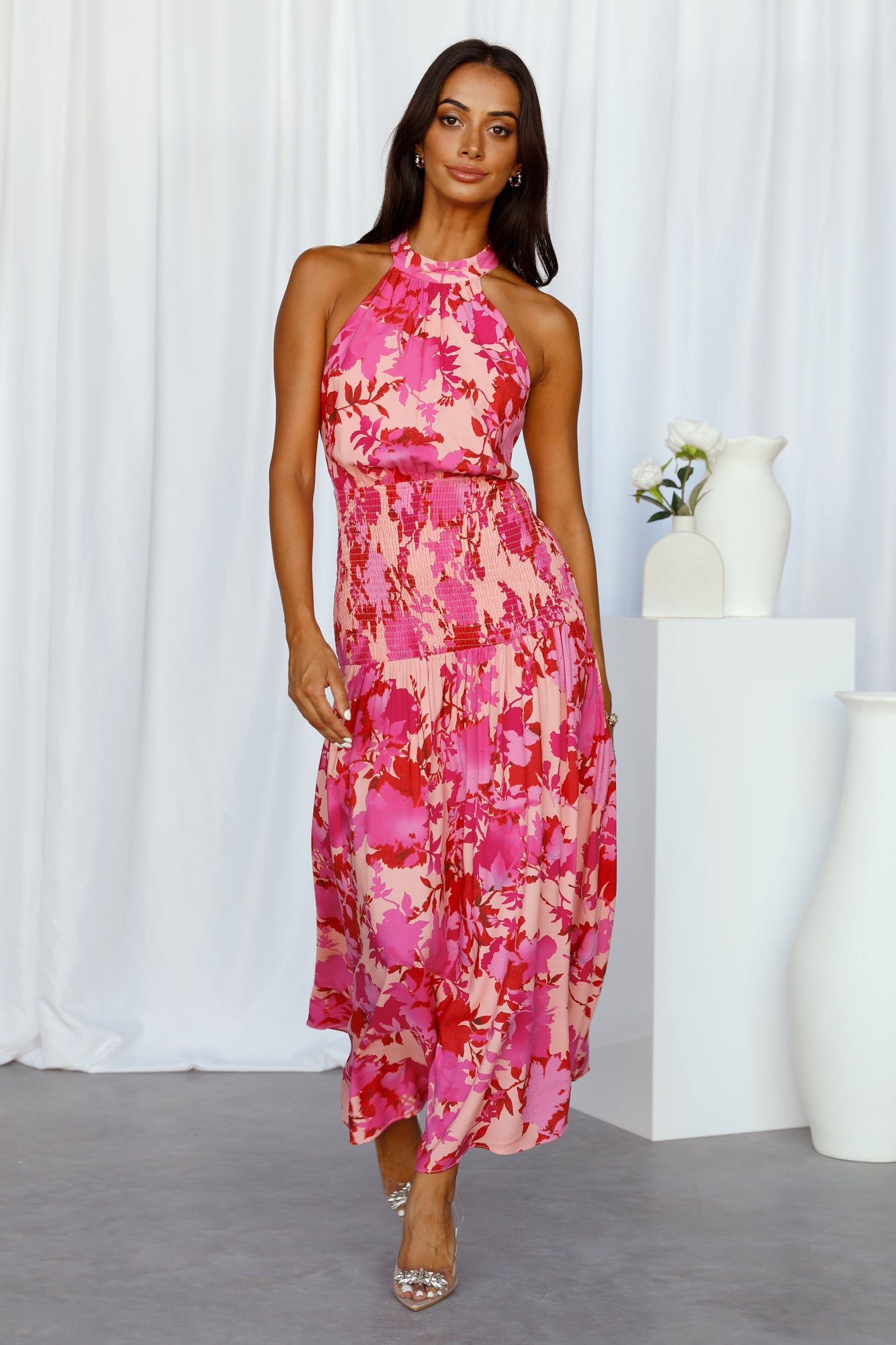 Listen Closely Maxi Dress Pink