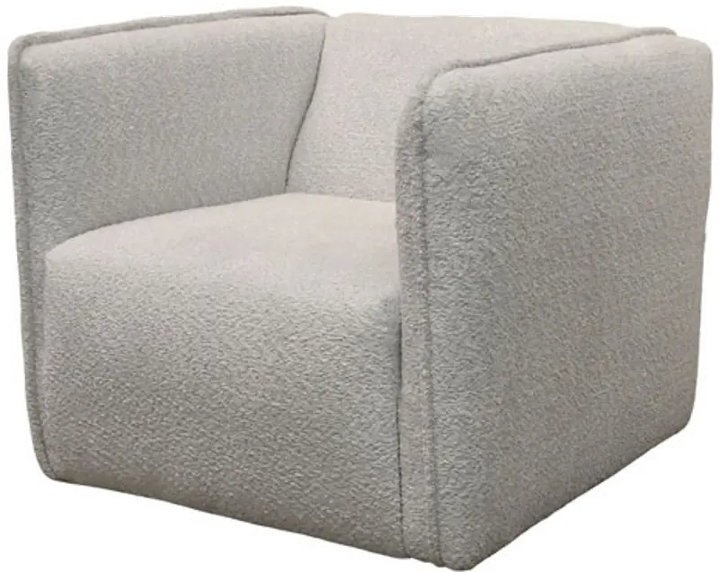 Lonoke Light Gray Swivel Accent Chair