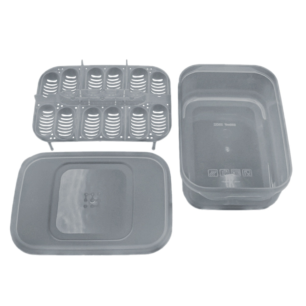 walmeck Reptile Egg Tray Reptile Egg Box Reptile Breeding Box Reptile Incubation Box Suitable for Hatching Snake Lizards Reptiles