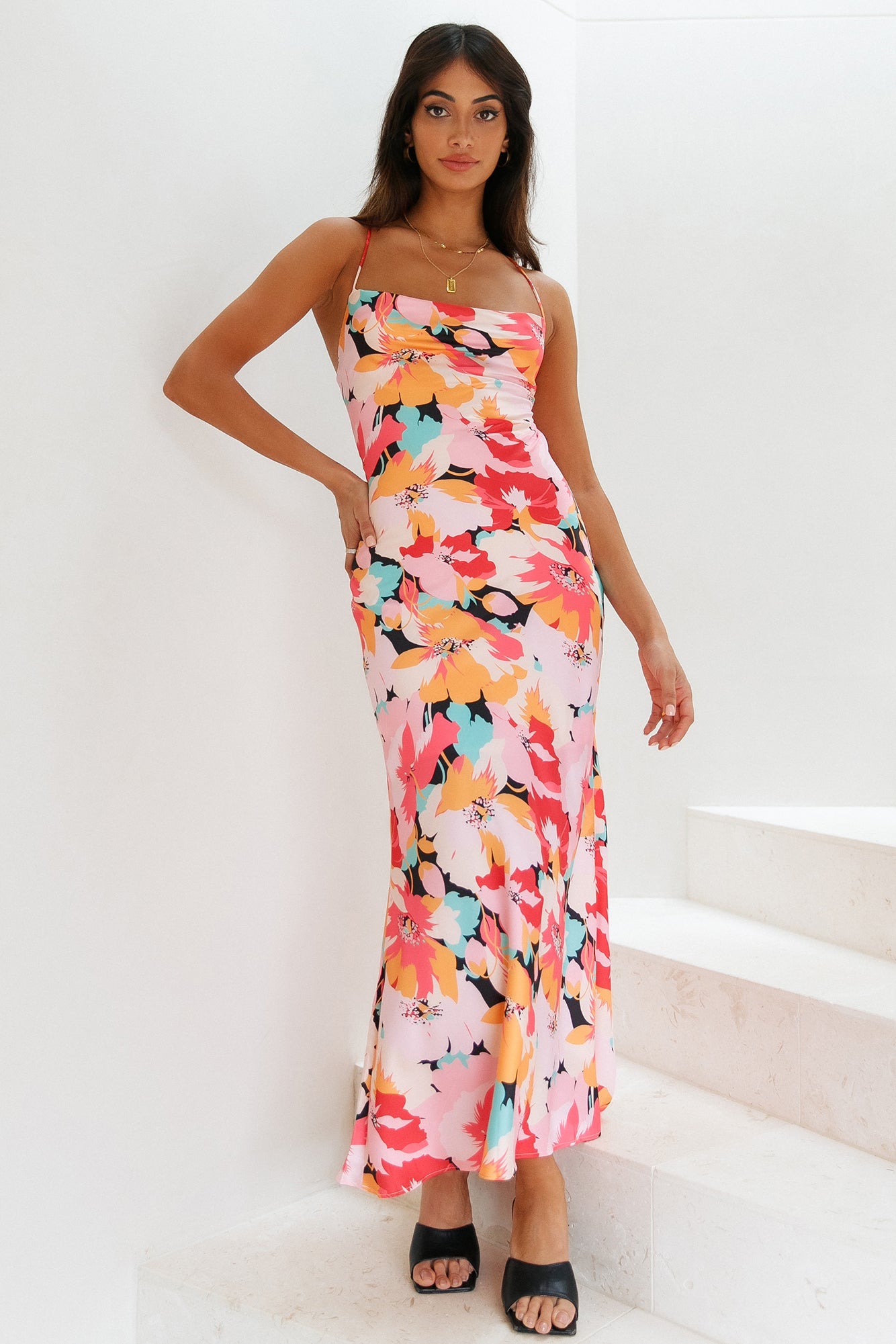 Floating Mind Maxi Dress Floral