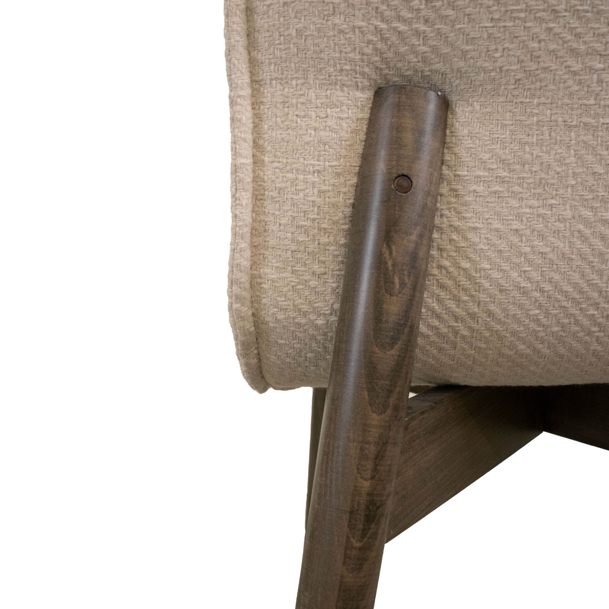 Franklyn Dining Chair - Crosshatch Pebble Cream