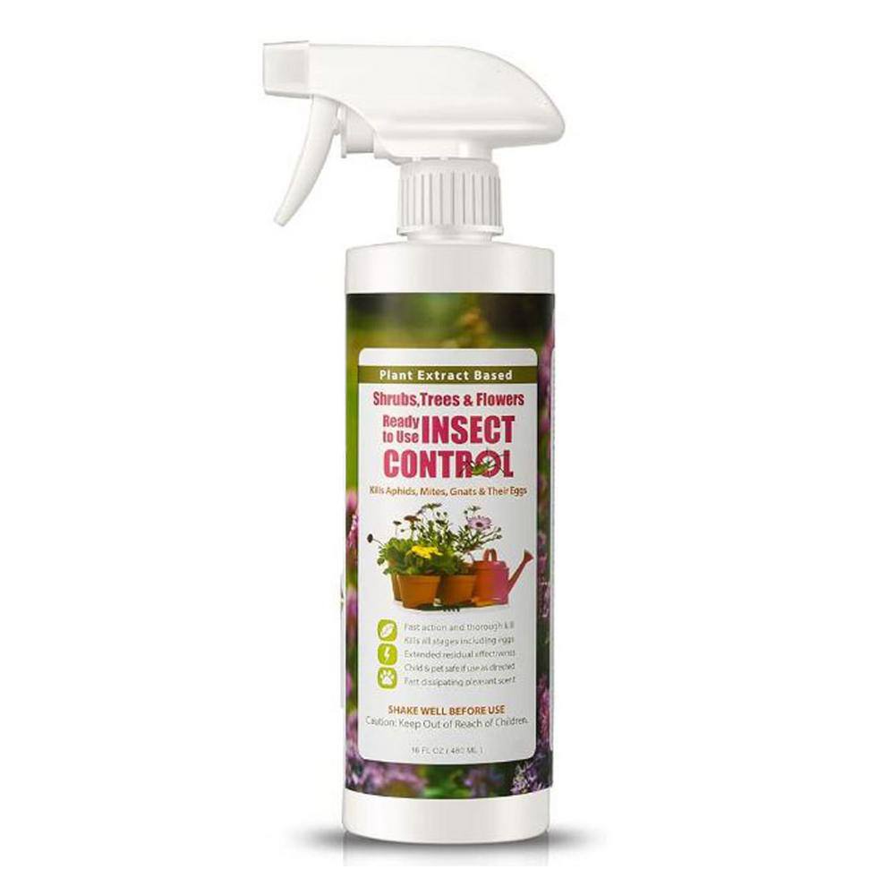 ECOVENGER Garden Insect Control by EcoRaider 16 oz. Aphids Mealybugs Spider Mites Army Worm ChildPet-Safe EV1GM140016