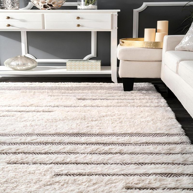 nuLoom Moroccan Abstract Diamonds Berta Area Rug