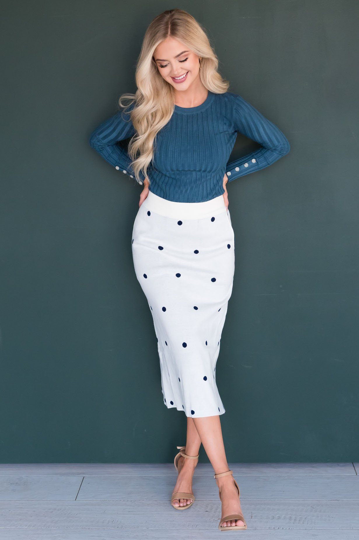 Graceful Simplicity Modest Sweater Skirt