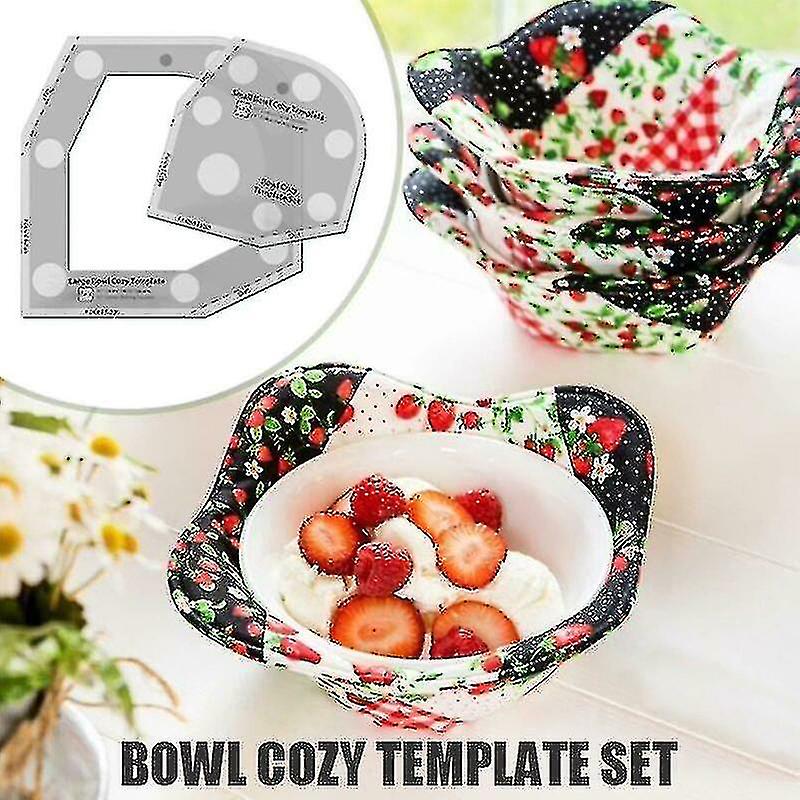 Bowl Cozy Template Cutting Ruler Set Bowl Cozy Pattern Template Diy Crafts-size:10in