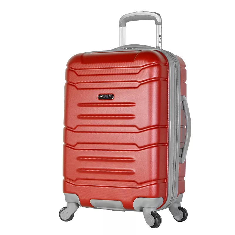 Olympia Denmark 21-Inch Carry-On Hardside Spinner Luggage