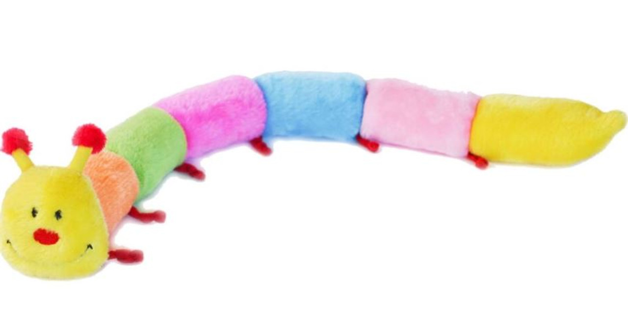 Zippy Paws Caterpillar Plush Dog Toy