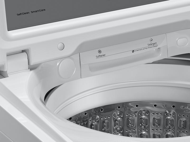 Samsung WA49B5105AW 4.9 Cu. Ft. Large Capacity Top Load Washer With Activewave™ Agitator And Deep Fill In White