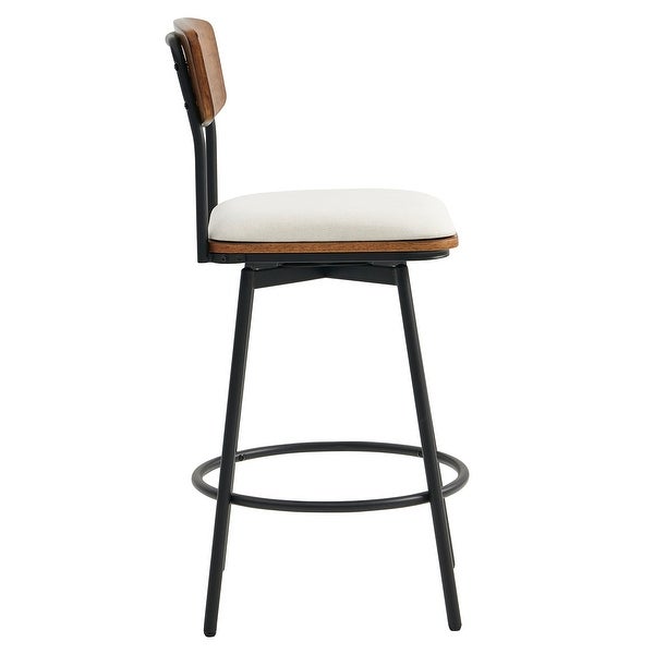 Claire Swivel Counter Height Bar Stool Set of 2