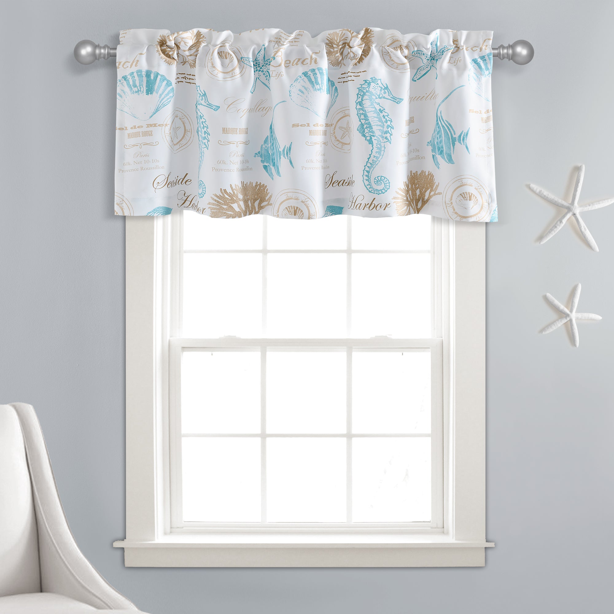 Harbor Life Light Filtering Valance