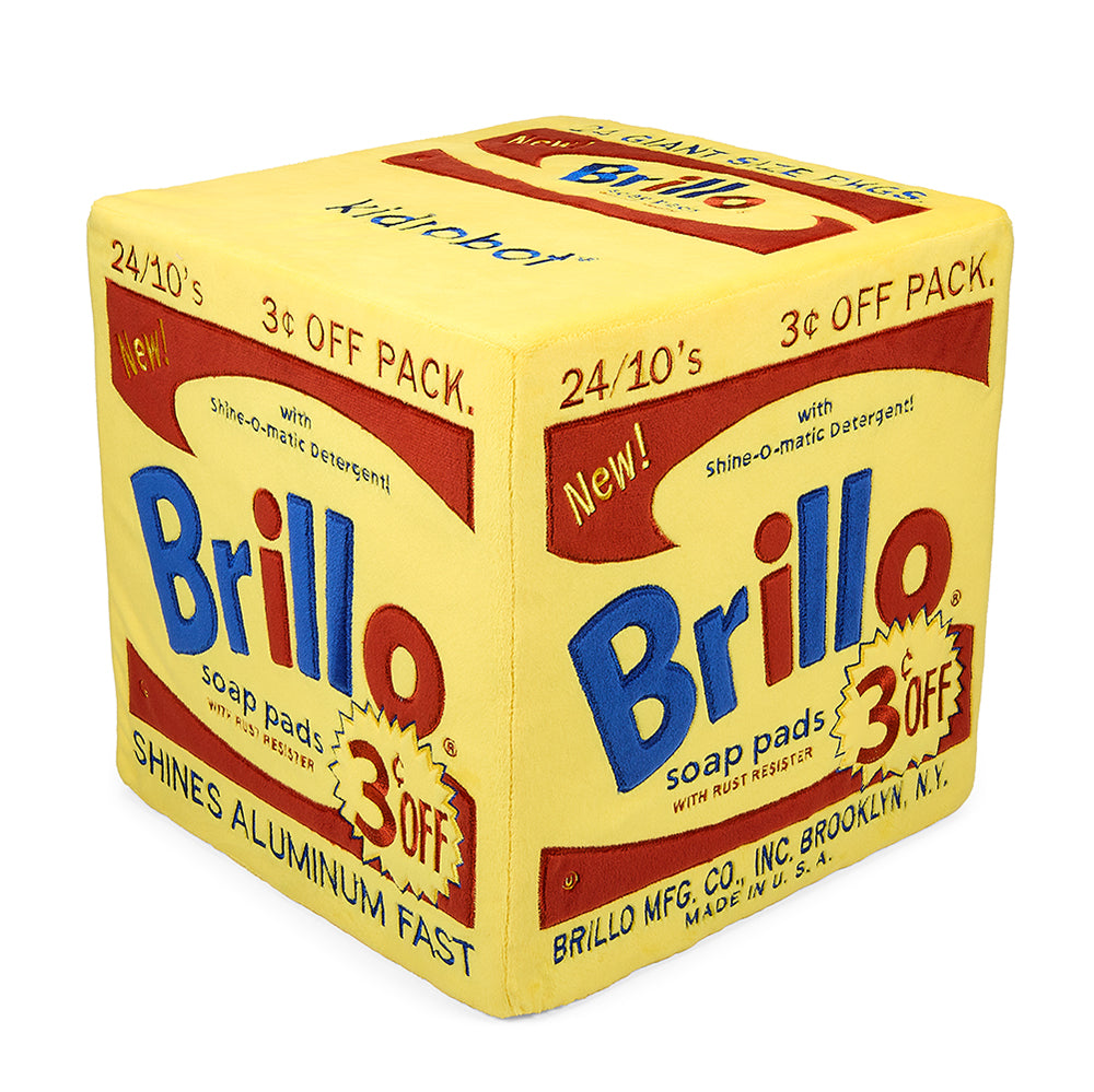 Andy Warhol 12” Yellow Brillo Box Plush (PRE-ORDER)