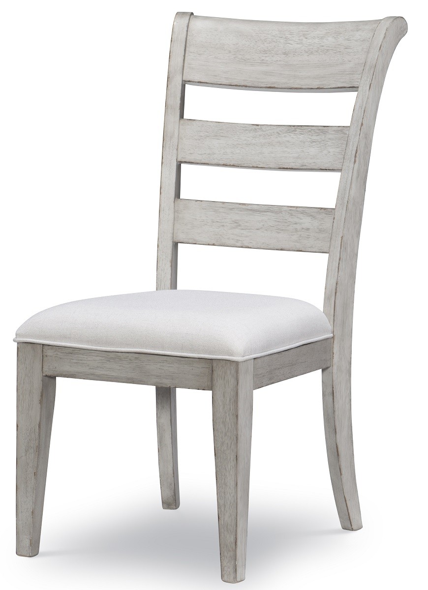 Legacy Classic Belhaven Ladder Back Side Chair in Weathered Plank (Set of 2)