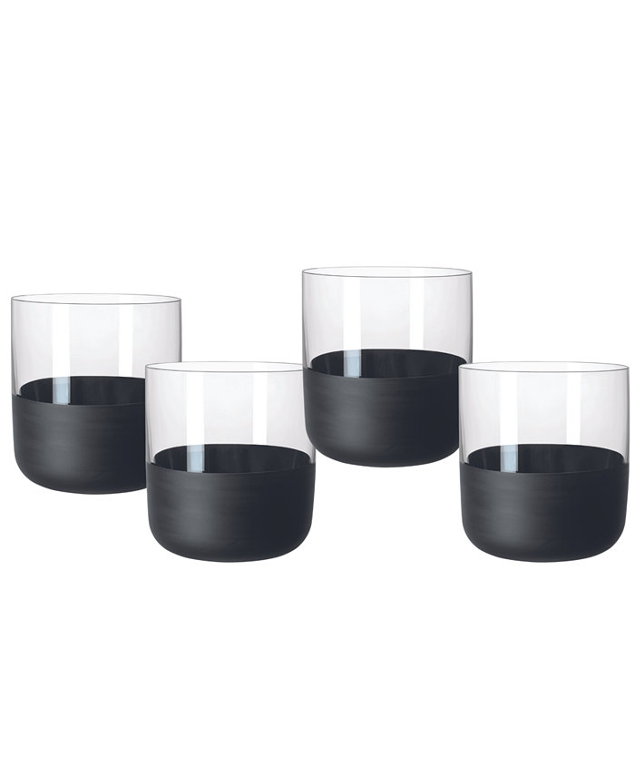 Villeroy and Boch Manufacture Crystal Rock Shot Glasses Set of 4