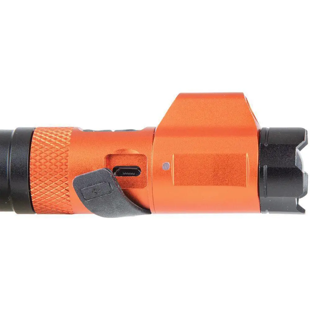 Klein Tools Rechargeable Focus Flashlight with Laser 350 Lumens 2 Modes