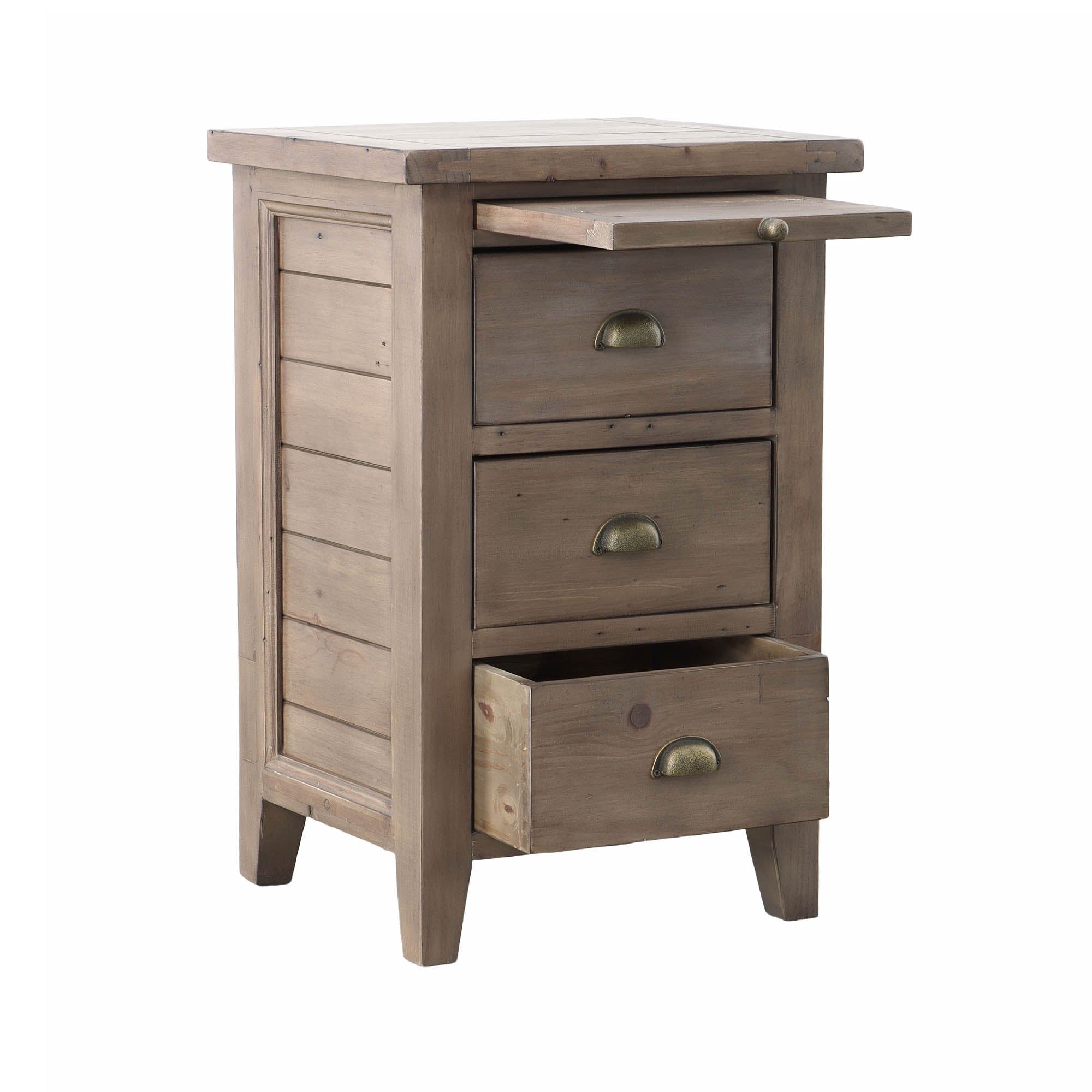 Irish Coast 3 Drw Nightstand - Sundried