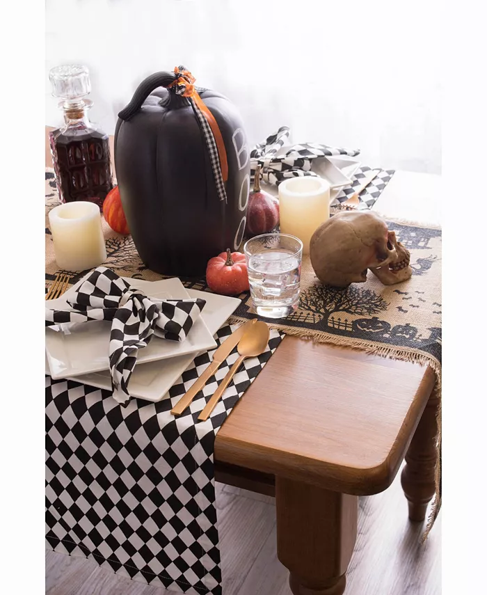 Design Imports Harelquin Print Table Runner