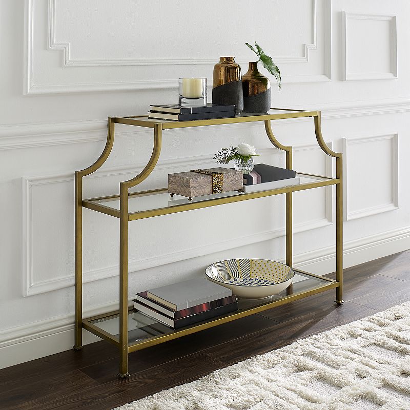 Crosley Aimee Glass Console Table