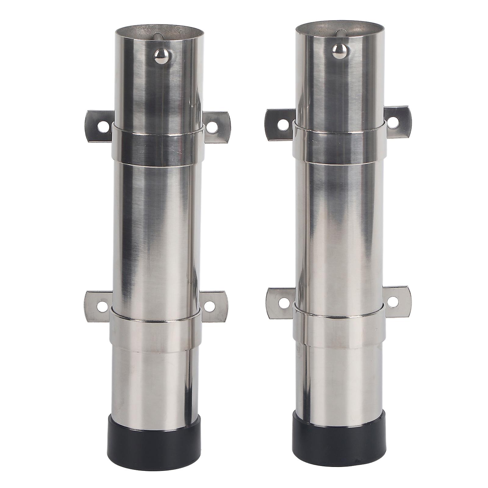 2pcs Stainless Steel Fishing Rod Holder Side Mount Clamp Hardware For Marine Yacht Boat