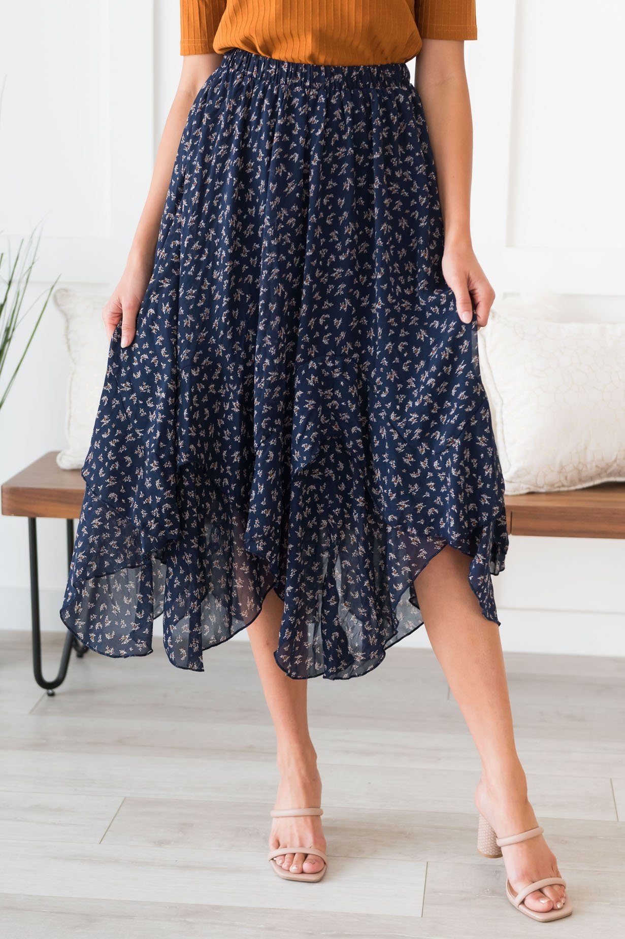 Downtown Date Modest Skirt