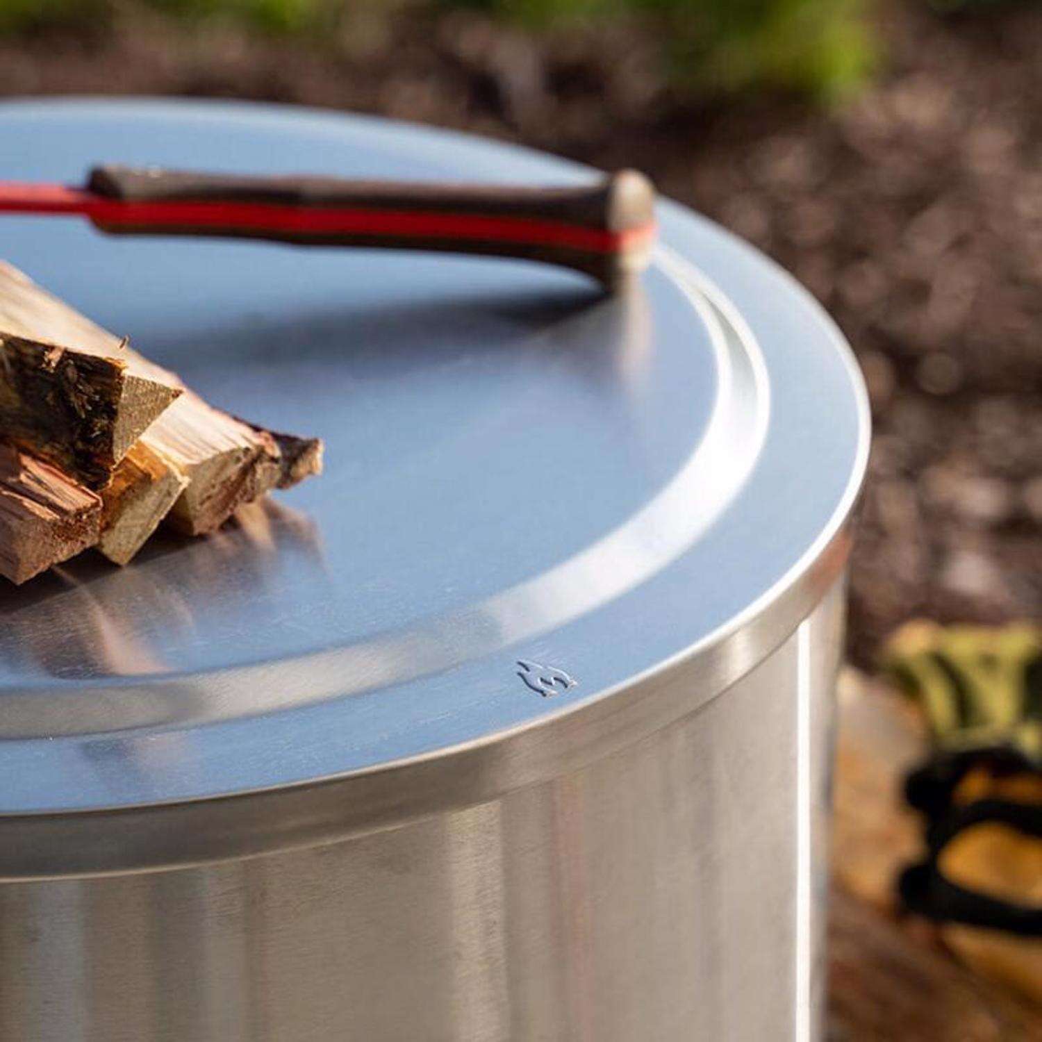 Solo Stove Bonfire Stainless Steel Bonfire Lid 1.5 in. H X 19.43 in. W X 19.43 in. D