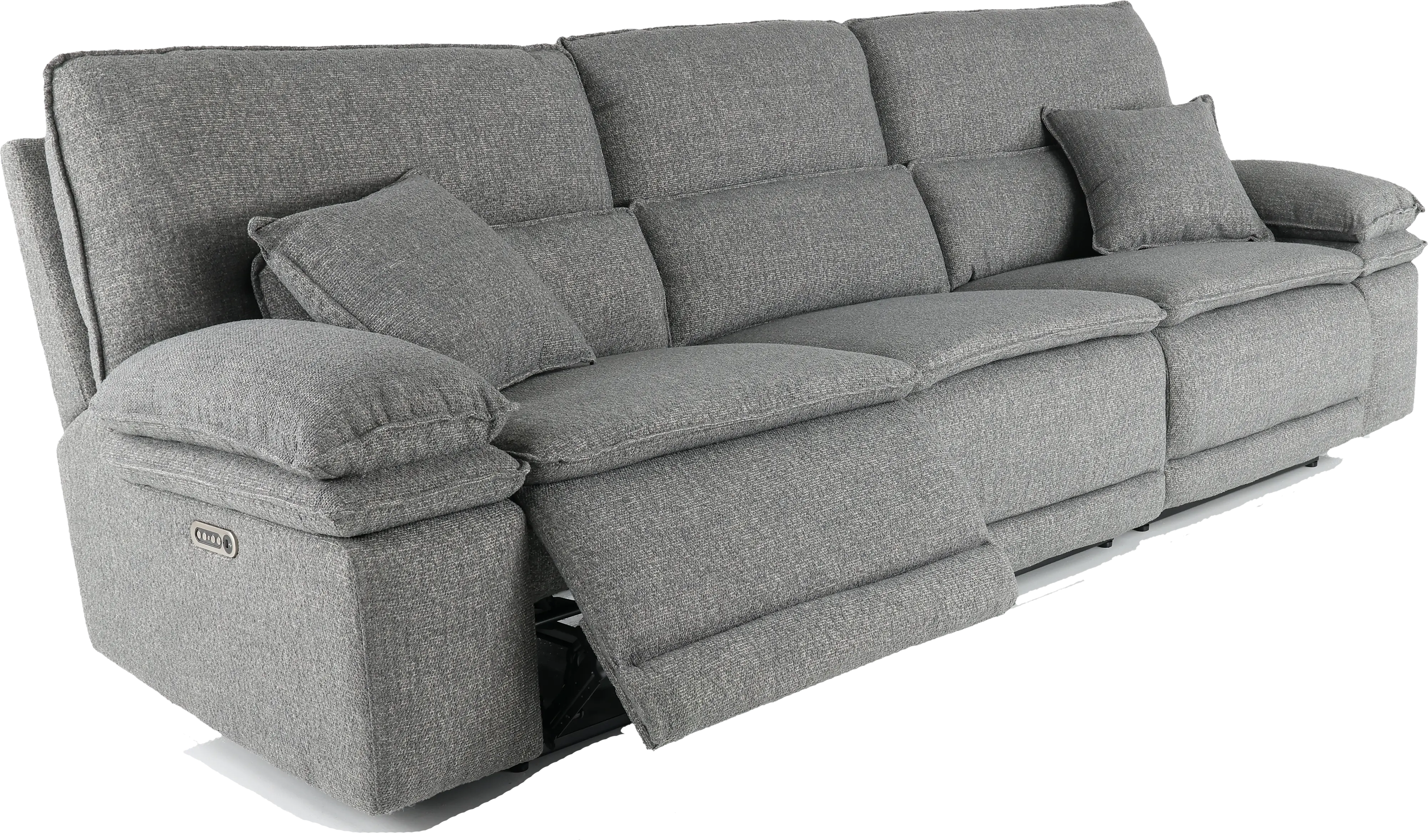 Merino Charcoal Gray Power Reclining Sofa