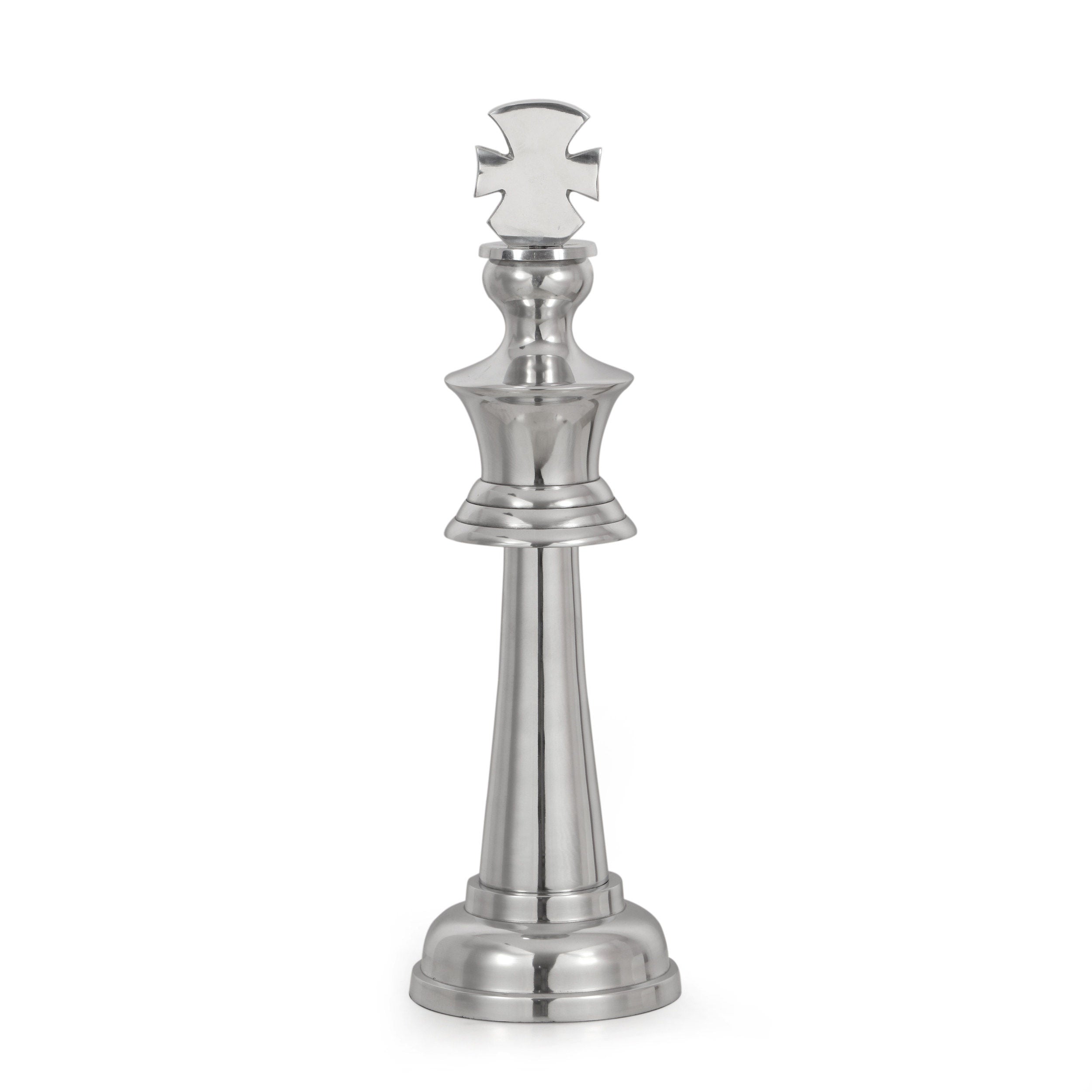 Elko Handcrafted Aluminum Decorative Queen Chess Piece