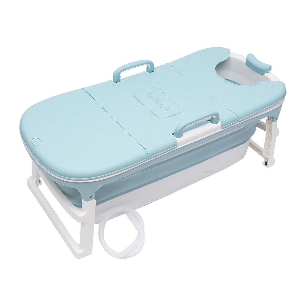 Foldable Soaking Bathtub Adult SPA Tub Large Portable Shower Bucket