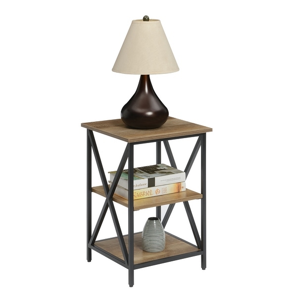 Carbon Loft Ehrlich 3 Tier End Table with Shelves