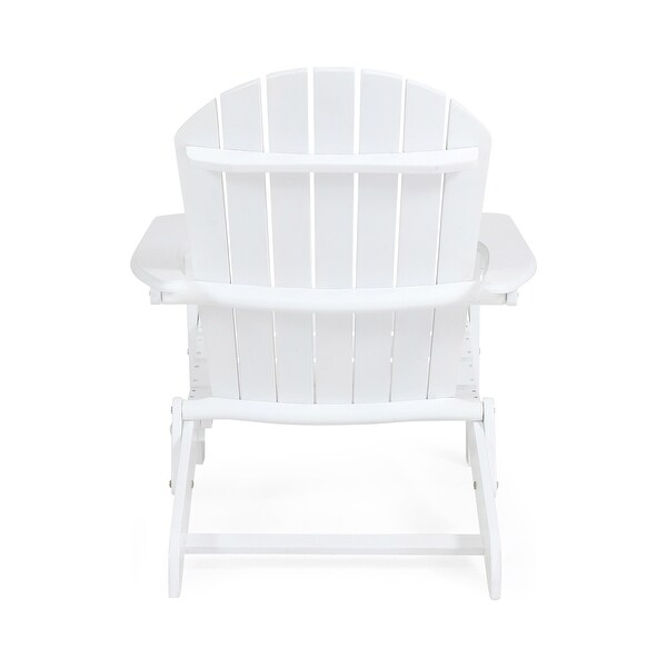 Hanlee Acacia Wood Folding Adirondack Chair by Christopher Knight Home