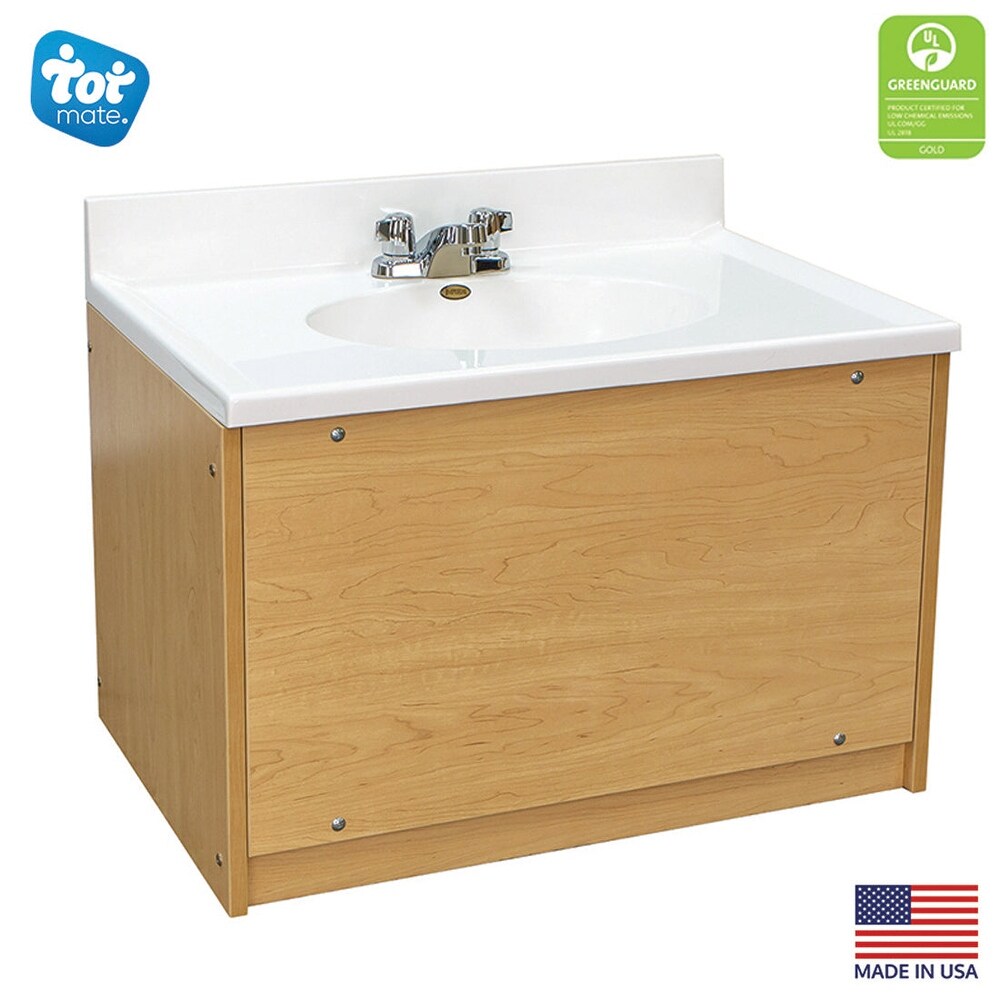 Tot Mate Double Laminate Floor Vanity   49\