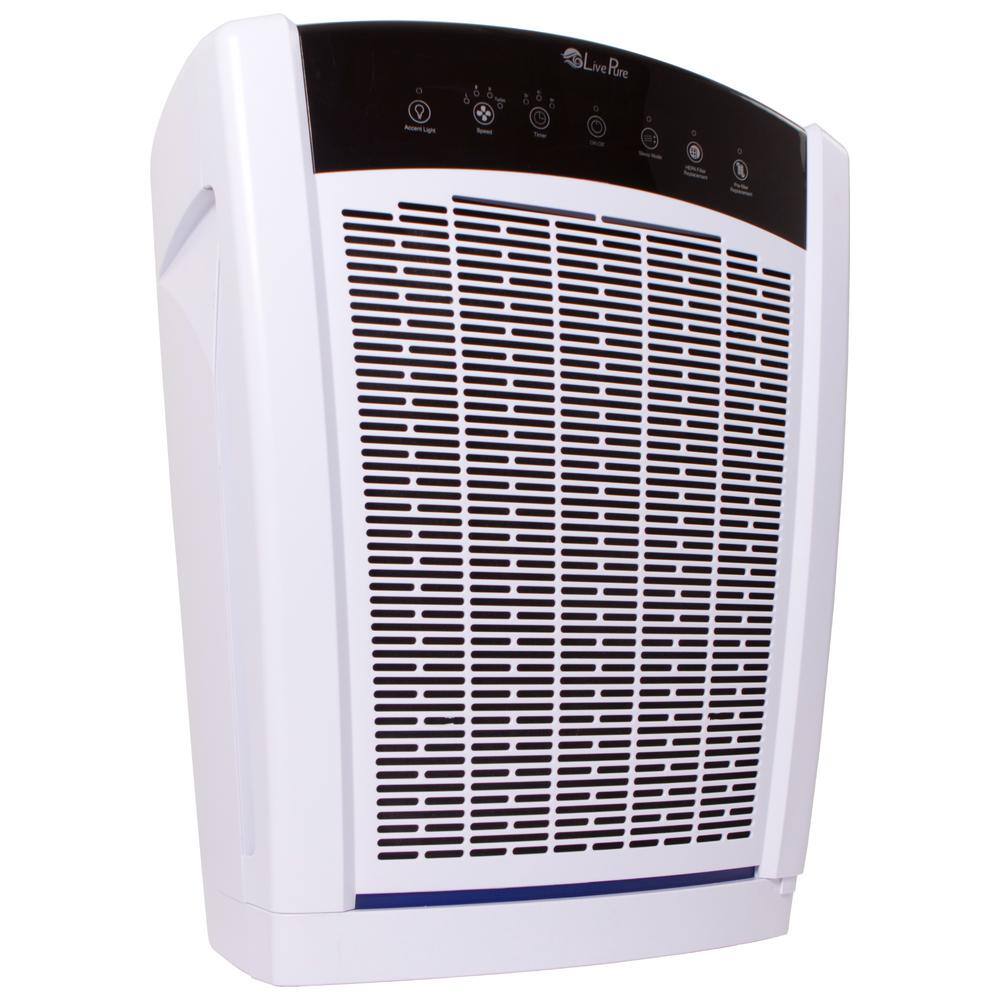 LivePure Bali Multi-Room True HEPA Console Air Purifier LP550TH-W