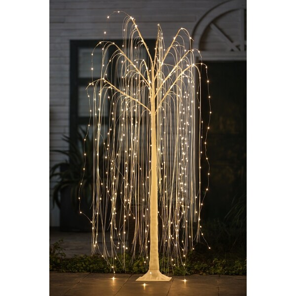 White Willow 5.9Ft Tall Tree Decoration with Lights