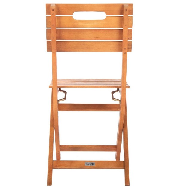 Blison Folding Chairs set Of 2 Natural Safavieh