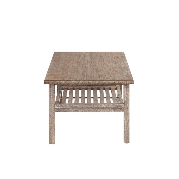 Brown Wood Coffee Table Boraam Sonoma Collection