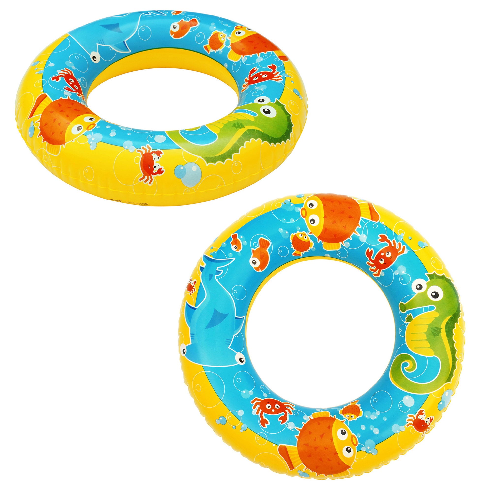 Banzai Jr. 5-Piece Swim Set (Vest, Arm Floats, Swim Ring, Pool Seat, Kick Board) Ages 9-36 Months