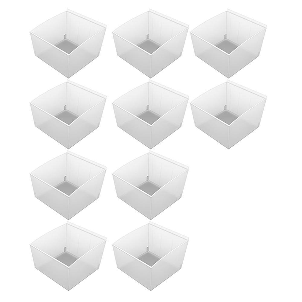 Proslat Probin Slatwall Small Clear Storage Bin (10-Pack) 03210