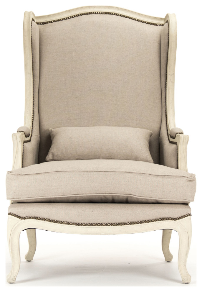 Leon Chair   French Country   Armchairs And Accent Chairs   by HedgeApple  Houzz