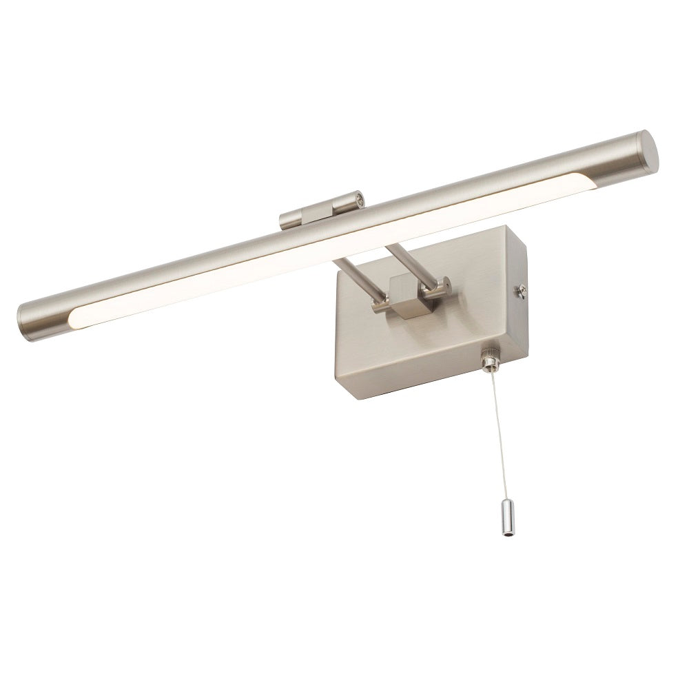 Britalia BRSPA-30993-SNIC LED Satin Nickel Bathroom Modern Switched Picture Light 41cm IP44