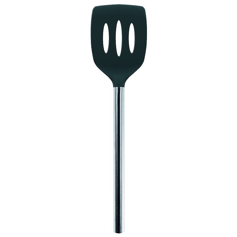 Tovolo Silicone Slotted Turner With Stainless Steel Handle