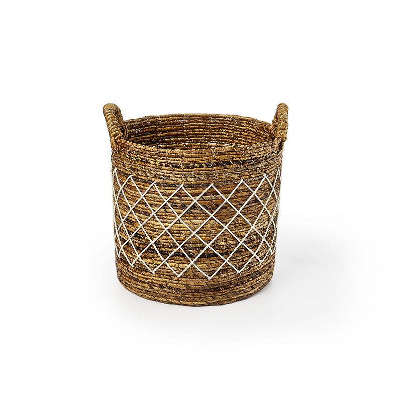 Saddle River Round Lattice Banana Basket 3-piece Set