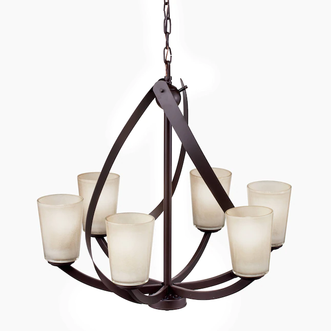 Kichler 34755 Layla 6-Light Olde Bronze Modern/Contemporary Chandelier