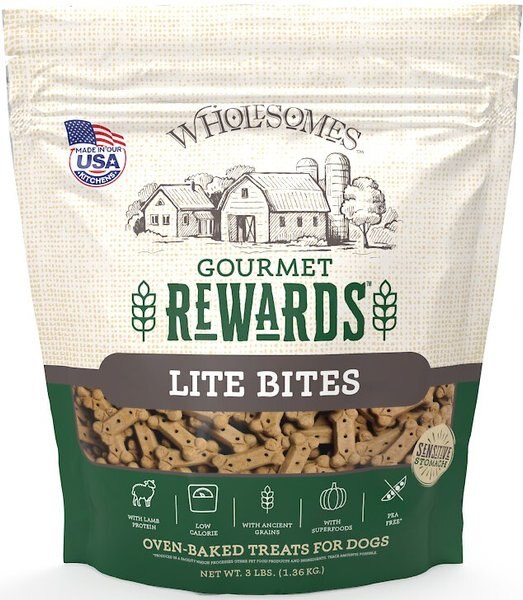 Wholesomes Rewards Lite Bites Biscuit Dog Treats