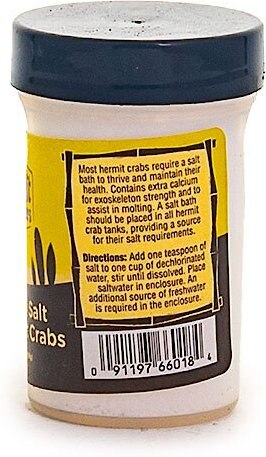 Fluker's Soaking Salt Hermit Crab Conditioner， 2.4-oz bottle