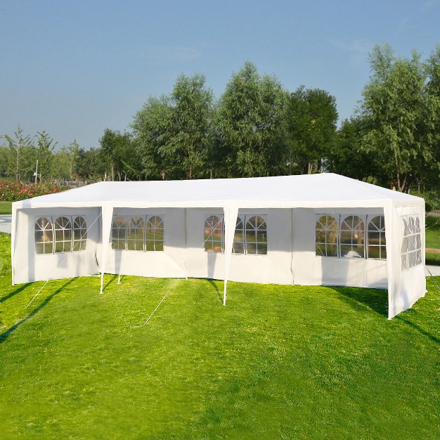 Costway 10 x27 x30 x27 Party Wedding Outdoor Patio Tent Canopy Heavy Duty Gazebo Pavilion Event