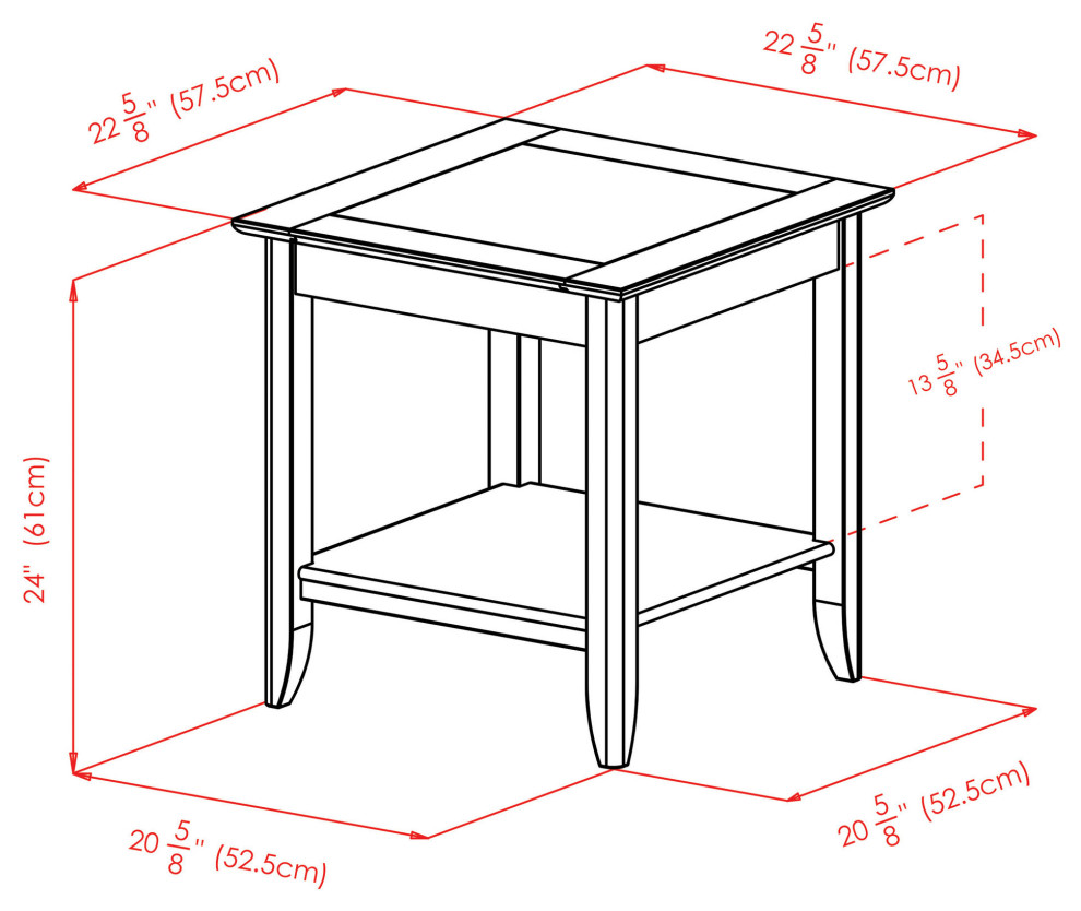 Santino Accent Table  Oyster Gray   Transitional   Side Tables And End Tables   by Kolibri Decor  Houzz